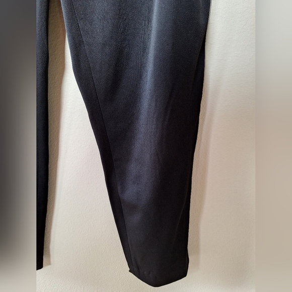 Alice + Olivia Black Strapless Jeri Sequin Crop Jumpsuit. Womens size M 8/10 - Picture 4 of 11